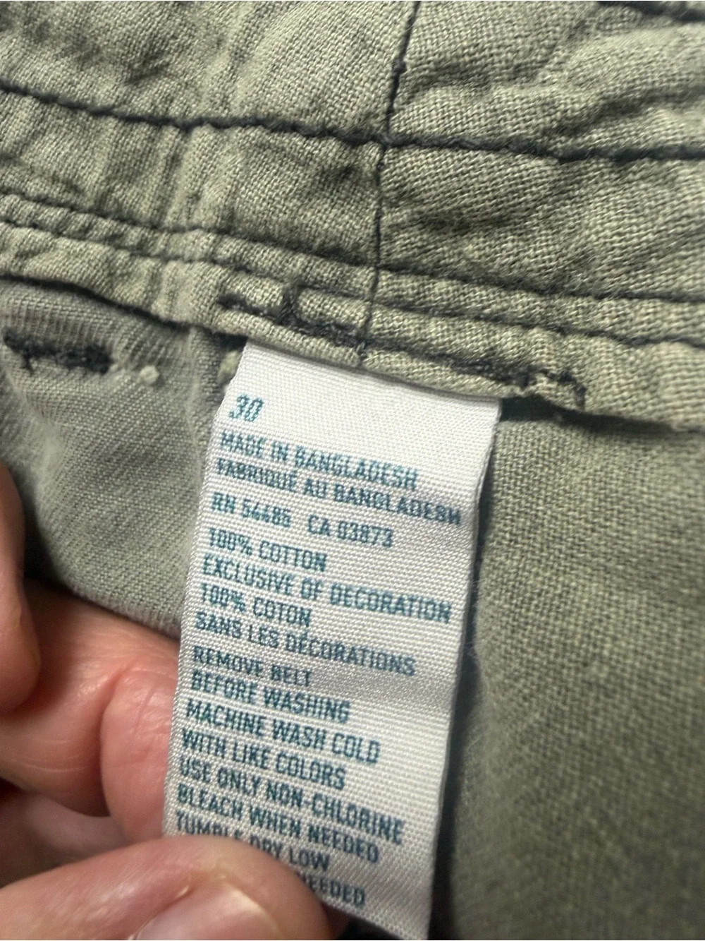 American Eagle Men's Olive Green Casual Shorts